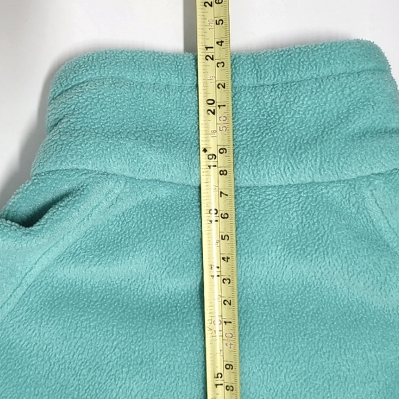 Columbia Benton Springs Youth Teal Fleece Zip Pullover S 7-8 - Picture 14 of 16